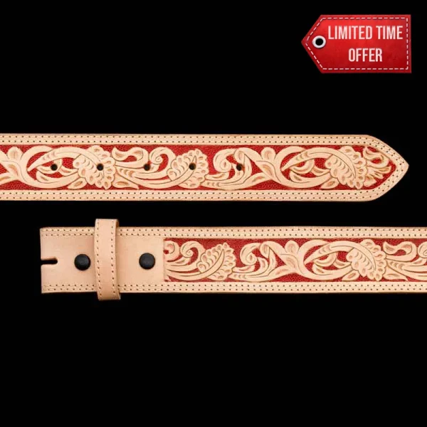 Red Cedar Leather Belt